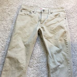Boys khaki jeans  /